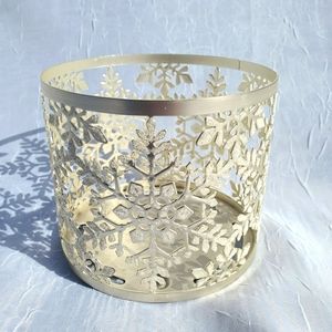 ❄ Snowflake Glitter Candle Sleeve ❄